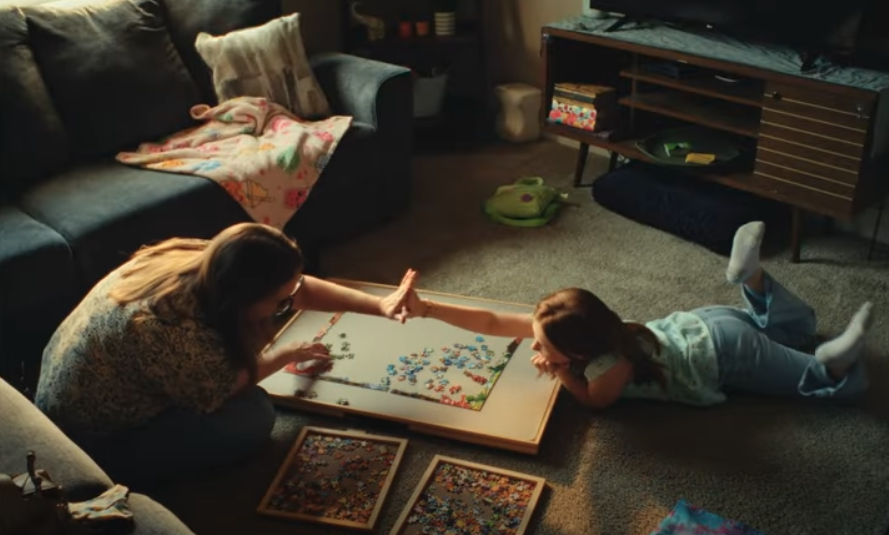 A screenshot of Amy and her daughter.